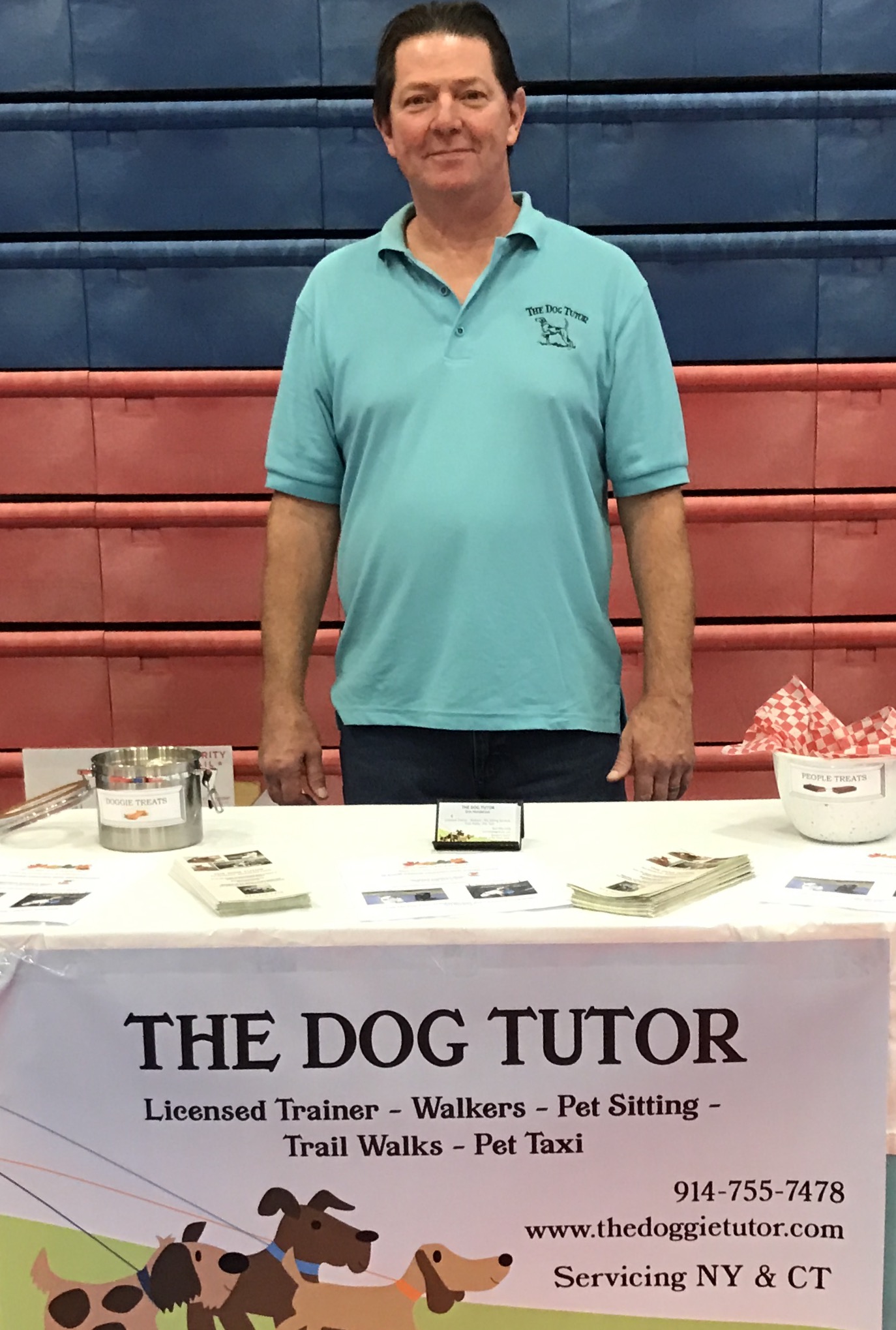 The Dog Tutor at that PAL Pet Expo in Danbury CT